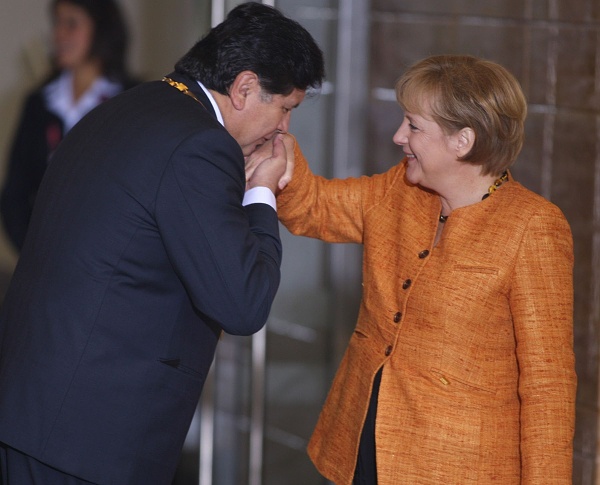 ALC-UE: Alan García y Angela Merkel